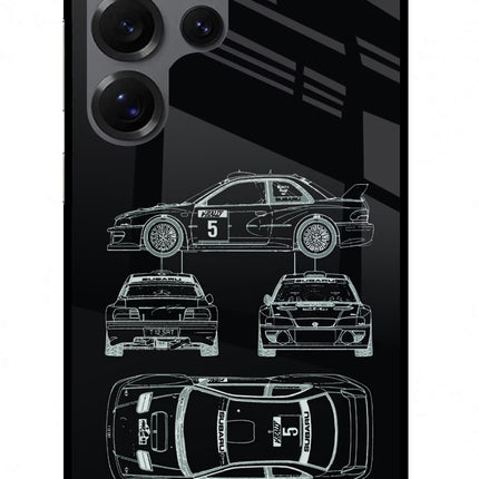 WRC'99 Samsung S25 Ultra Glass Case Back Cover by Casekaro