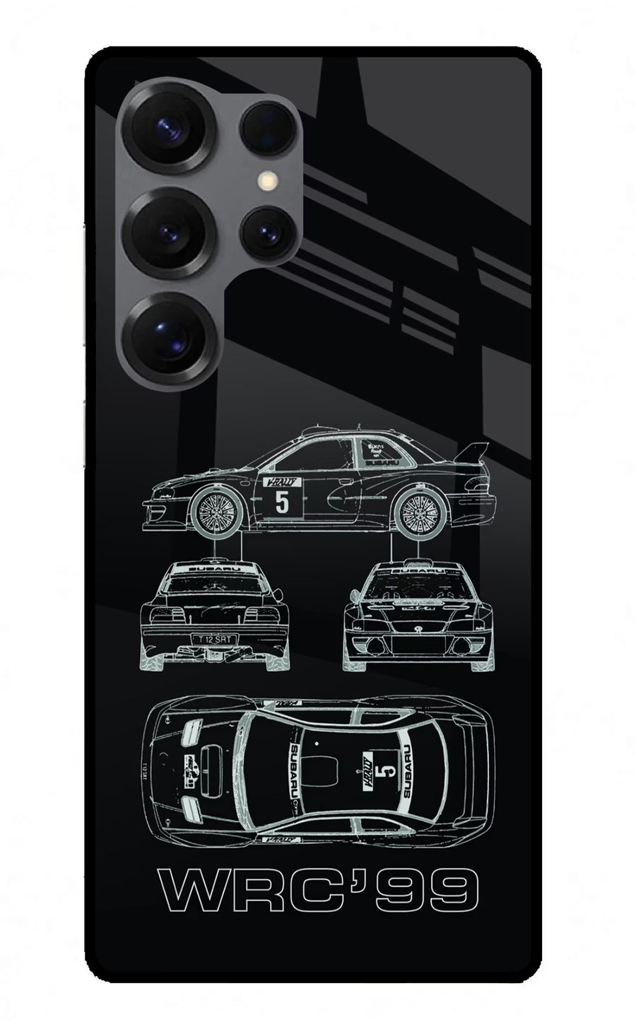 WRC'99 Samsung S25 Ultra Back Cover, Metal case