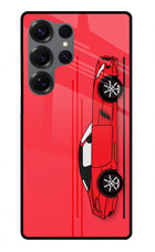 Red Velocity Samsung S25 Ultra Glass Case