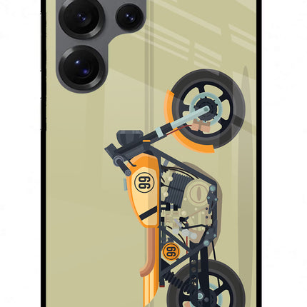 Vertical Speedster Samsung S25 Ultra Glass Case