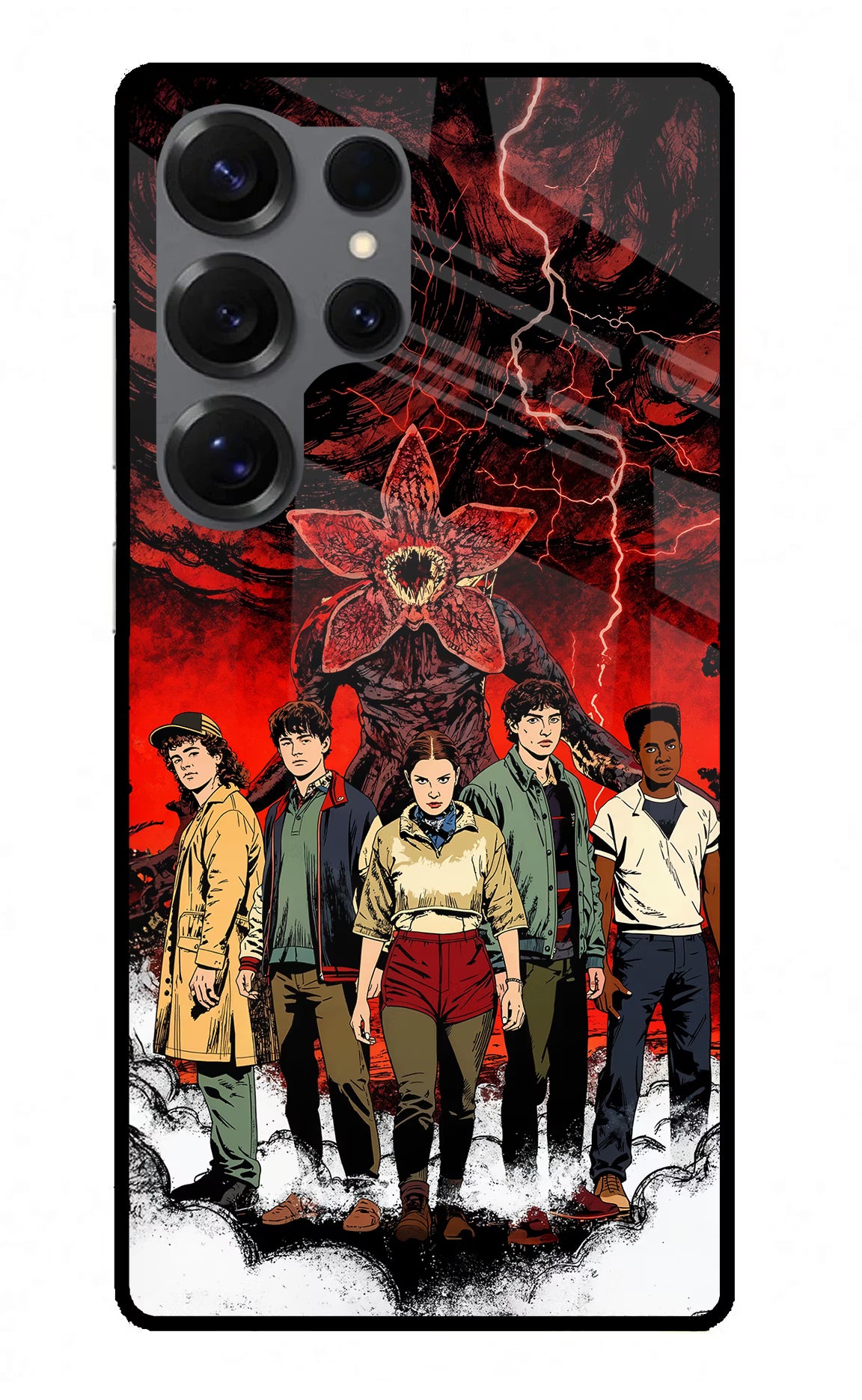Ordinary Things Characters Samsung S25 Ultra Glass Case Back Cover by Casekaro