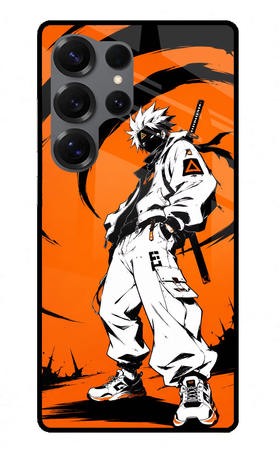 Street Samurai  Samsung S25 Ultra Glass Case Back Cover by Casekaro