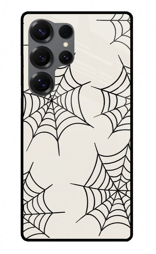 Spider Web Samsung S25 Ultra Glass Case