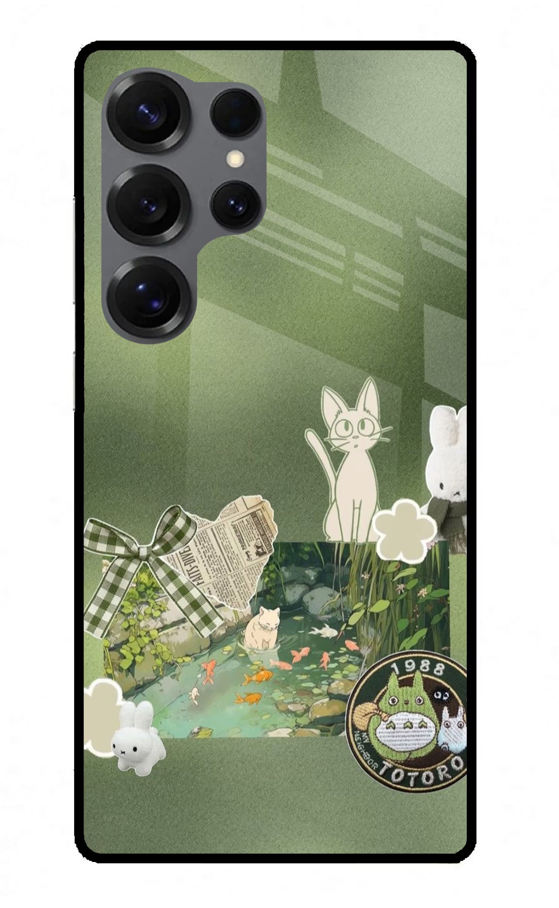 Aesthetic anime Samsung S25 Ultra Glass Case