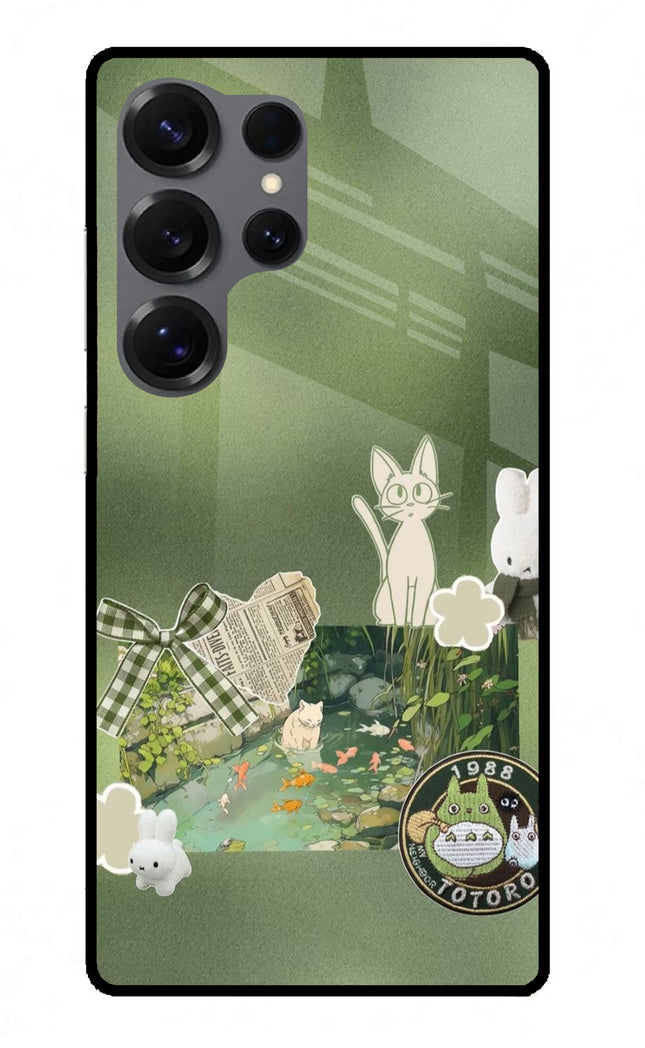 Aesthetic anime Samsung S25 Ultra Glass Case