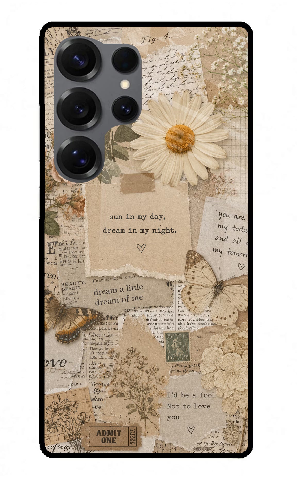 Vintage case Samsung S25 Ultra Glass Case
