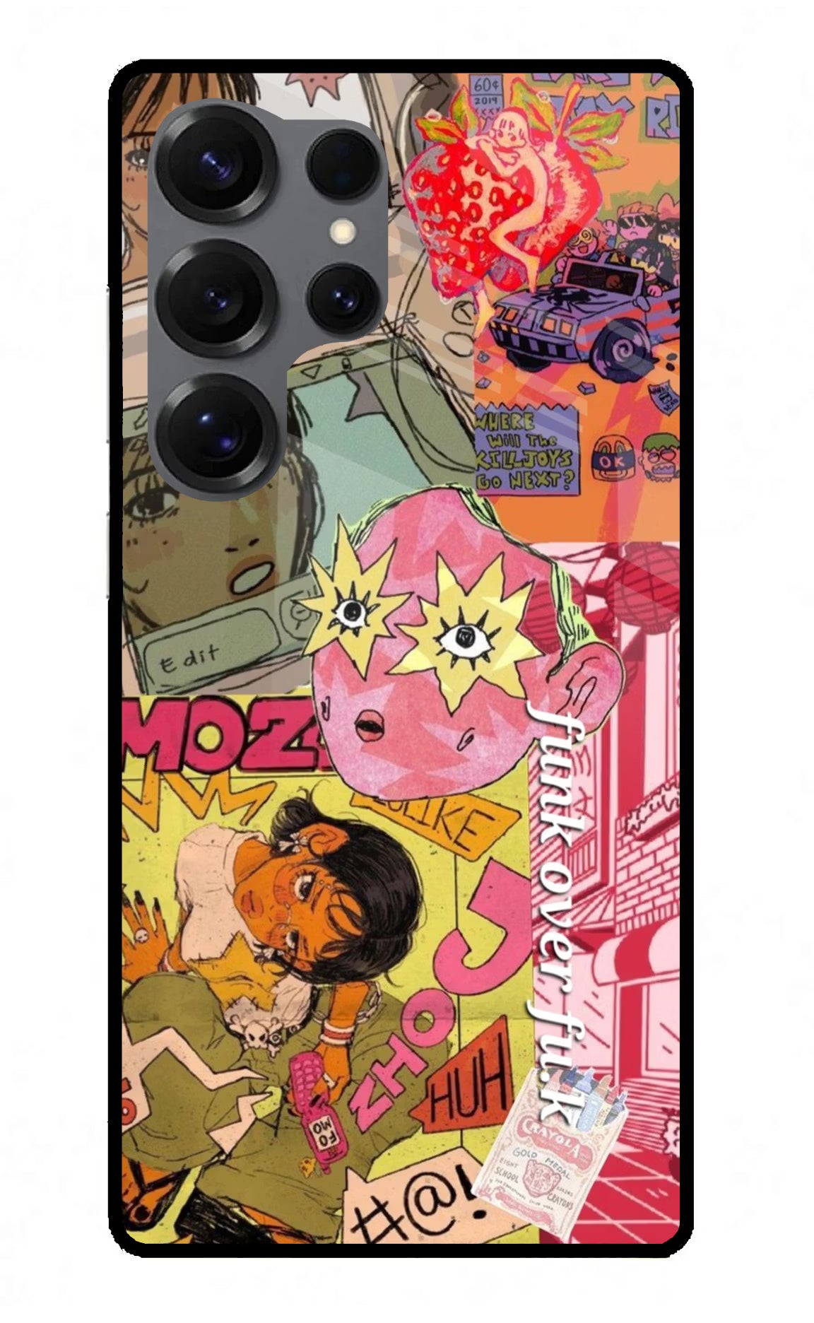 Funkover Samsung S25 Ultra Glass Case Back Cover by Casekaro