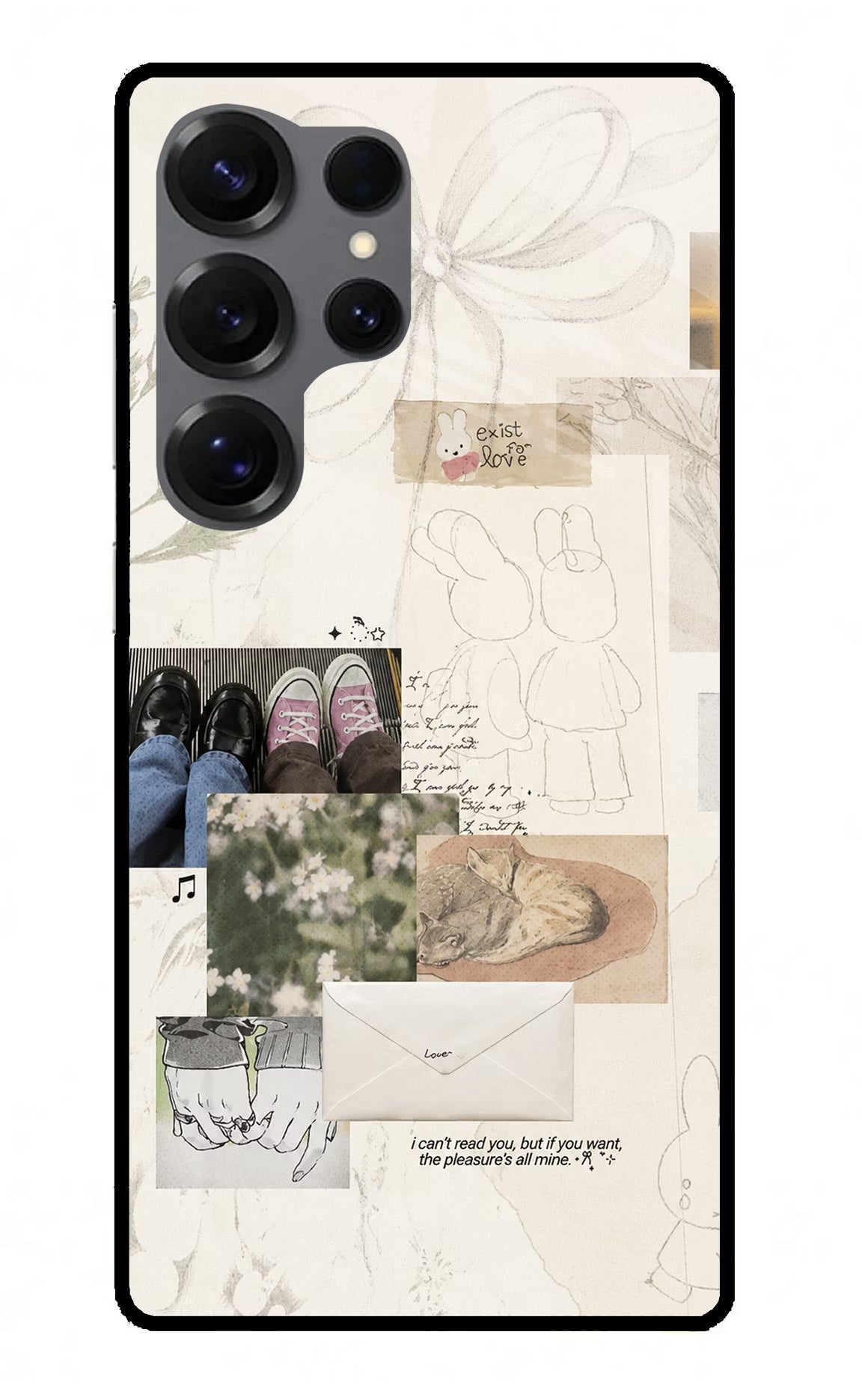 Soft Aesthetic Samsung S25 Ultra Glass Case