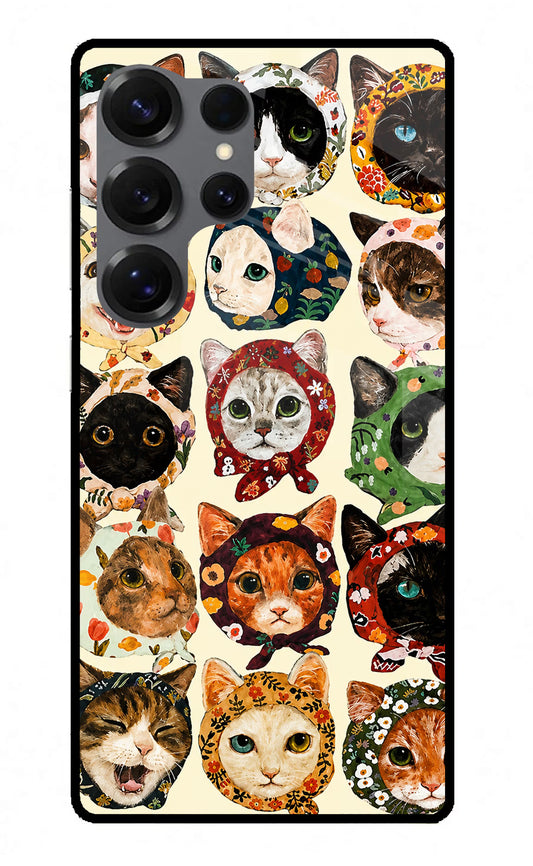 Cool Cat Samsung S25 Ultra Glass Case
