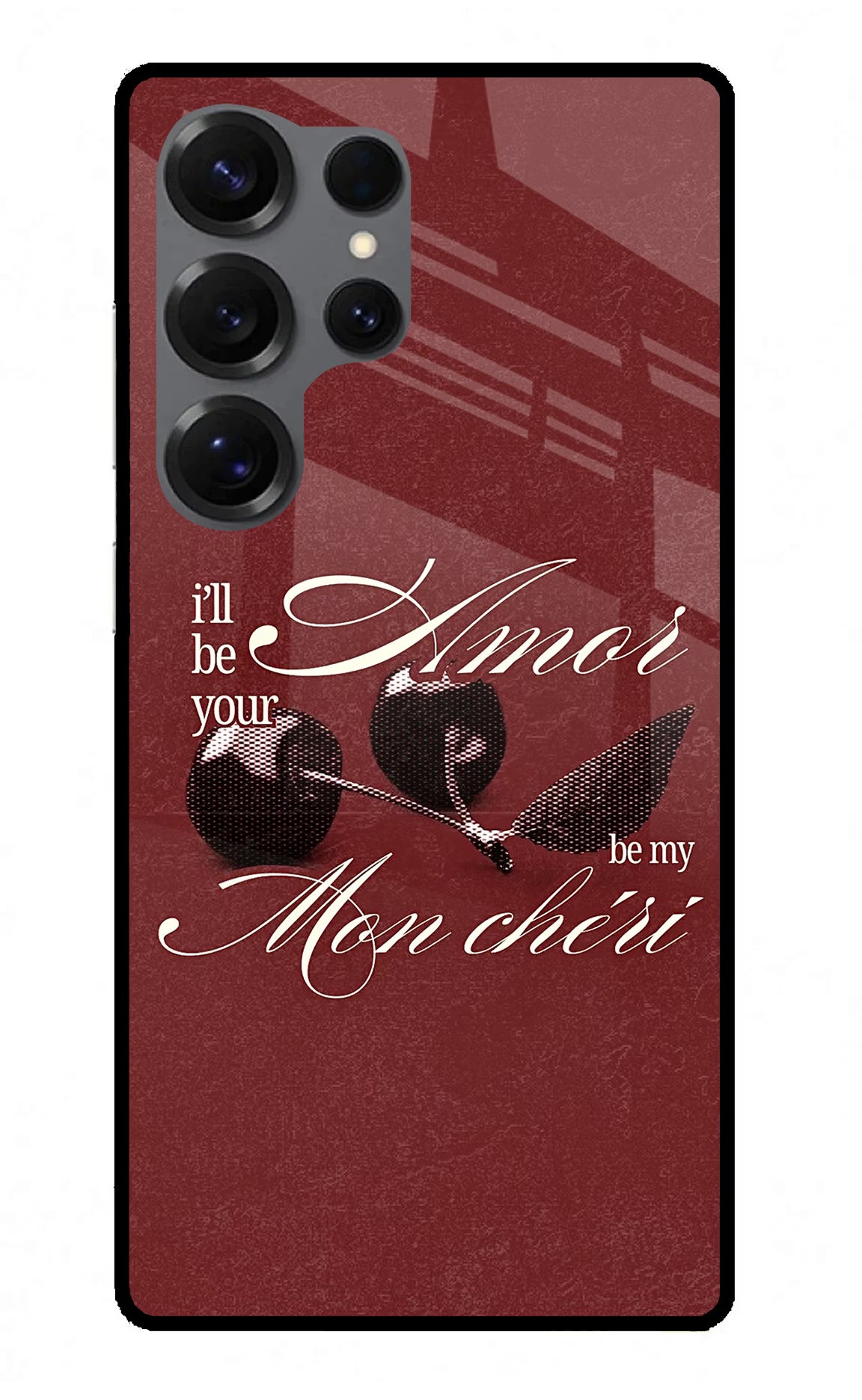 Velvet Cherry Samsung S25 Ultra Glass Case