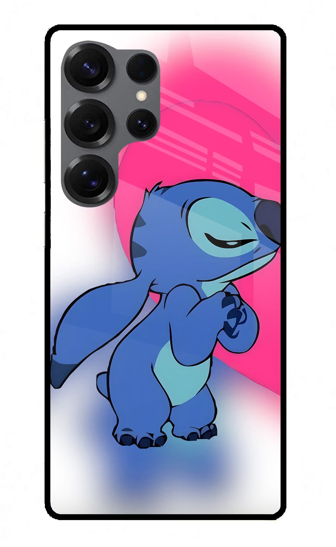 Stitch Hug Samsung S25 Ultra Glass Case