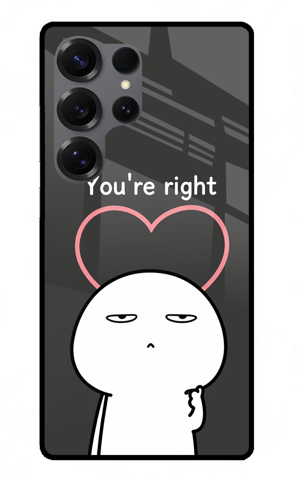 You're Right Samsung S25 Ultra Glass Case