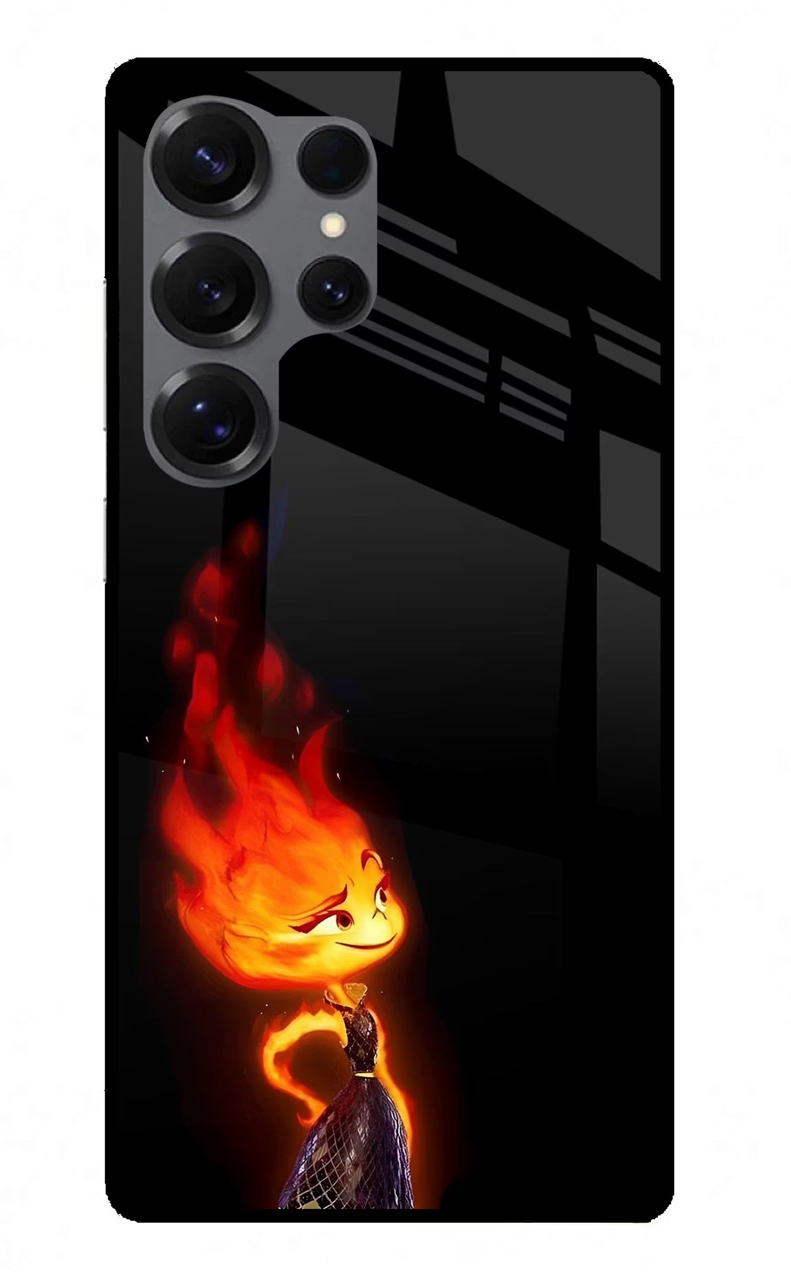 Ember Flame Samsung S25 Ultra Glass Case