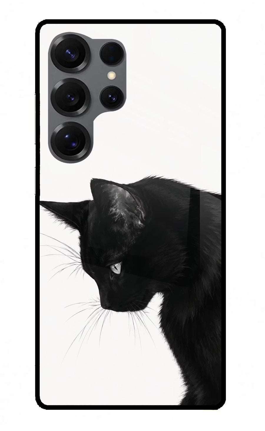 Shadow Gaze Samsung S25 Ultra Back Cover, Glass case