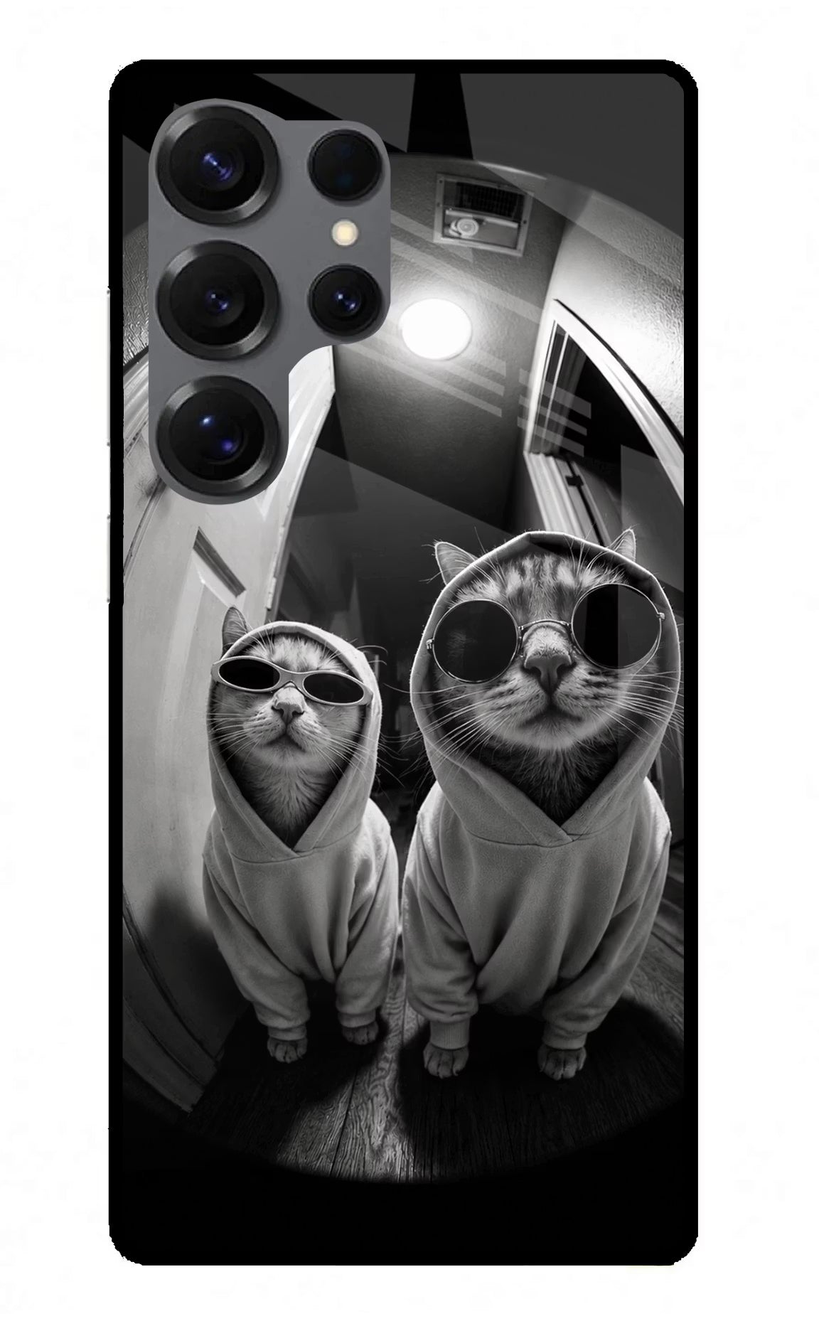 Hood Cats Samsung S25 Ultra Glass Case