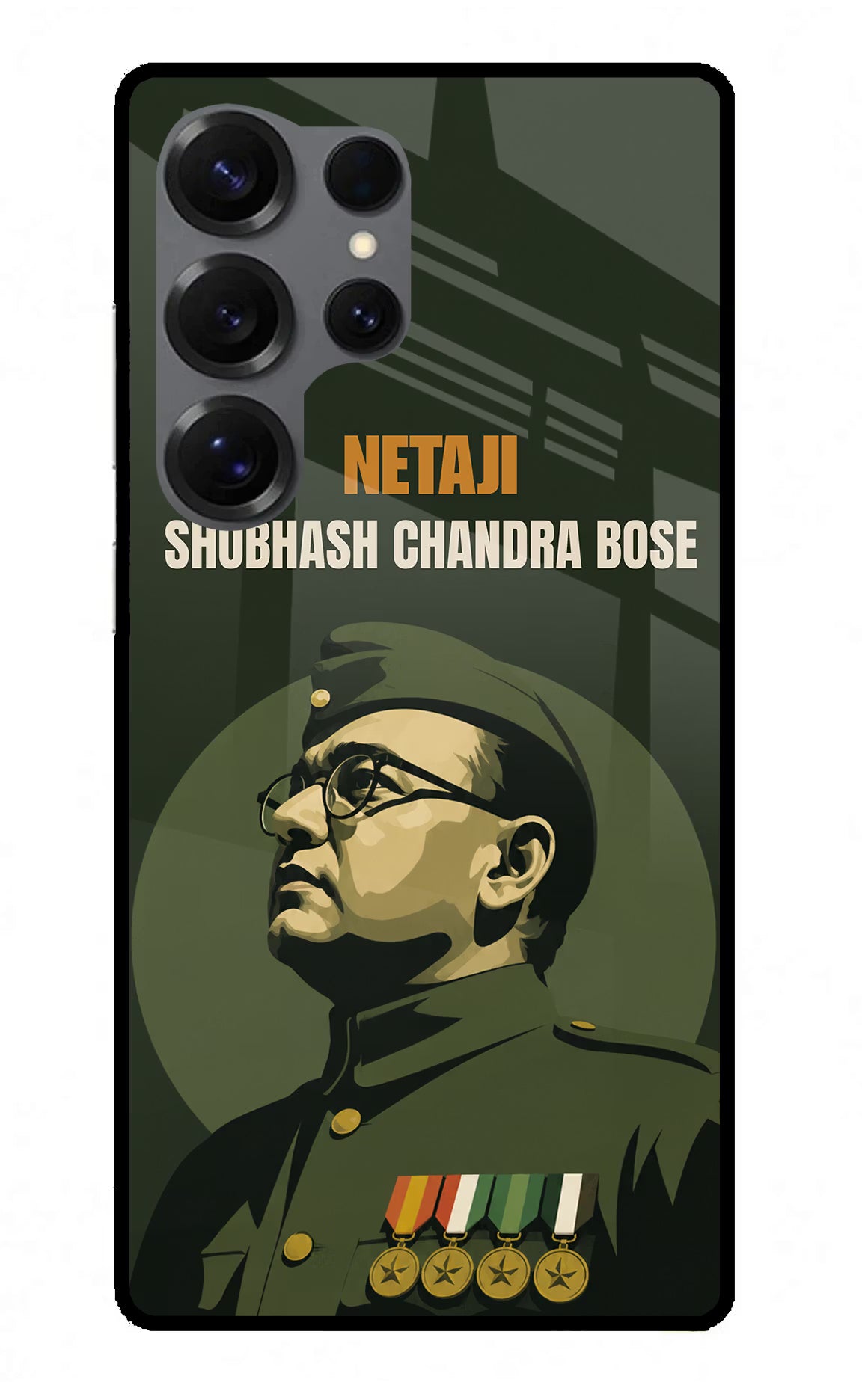 Netaji Legacy Samsung S25 Ultra Glass Case