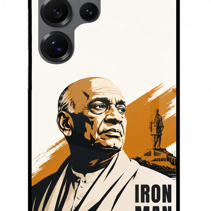 Sardar Patel Iron Will Samsung S25 Ultra Glass Case Back Cover by Casekaro