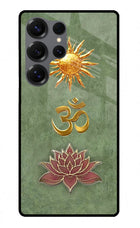 Om & Lotus Samsung S25 Ultra Glass Case