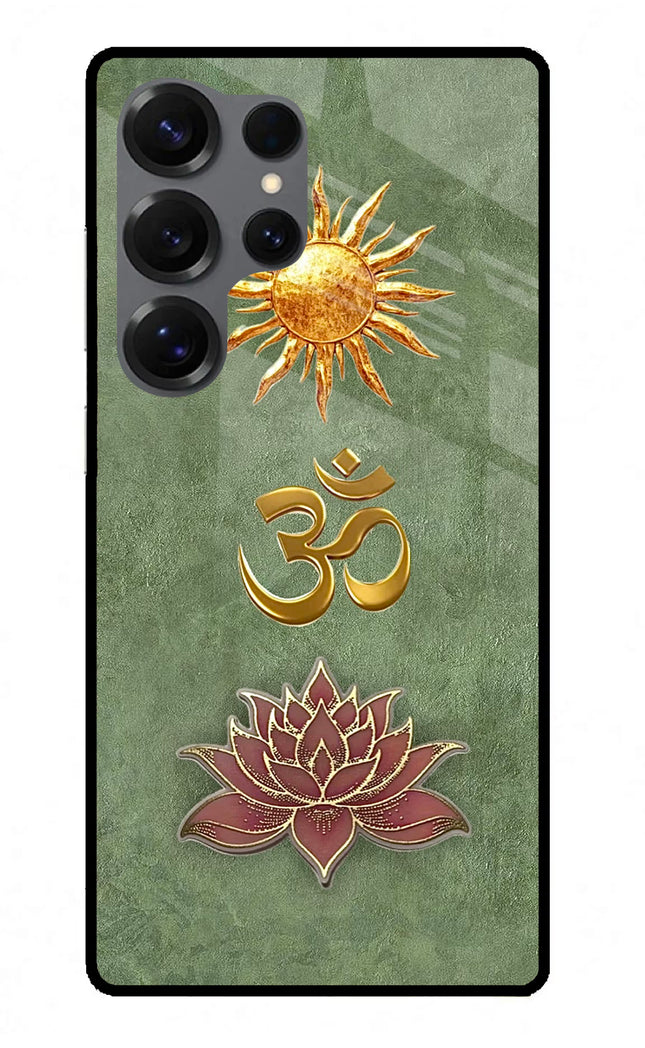 Om & Lotus Samsung S25 Ultra Glass Case