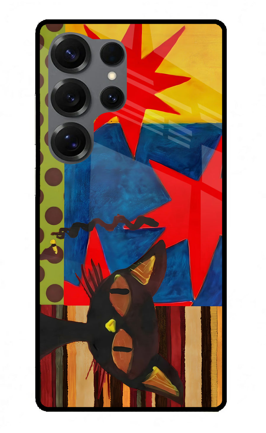 Pop Cat Samsung S25 Ultra Back Cover, Glass case