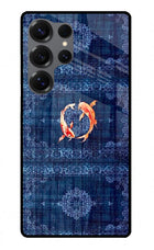 Koi Blue Samsung S25 Ultra Glass Case