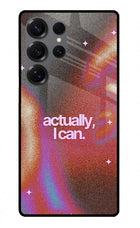 Pink Aura Samsung S25 Ultra Glass Case