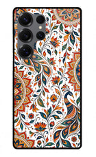 White Mayura Samsung S25 Ultra Glass Case