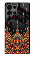 Noir Mehfil Samsung S25 Ultra Glass Case