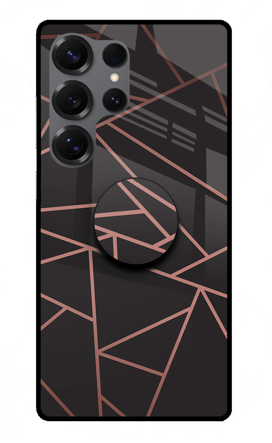 Geometric Pattern Samsung S25 Ultra Pop Case, Metal case