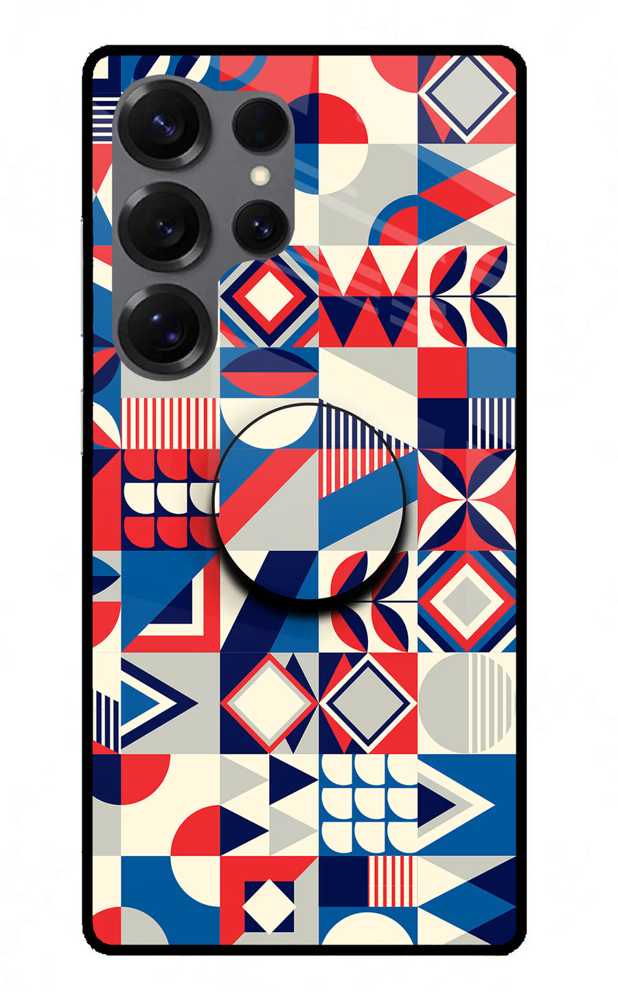 Colorful Pattern Samsung S25 Ultra Pop Case, Metal case