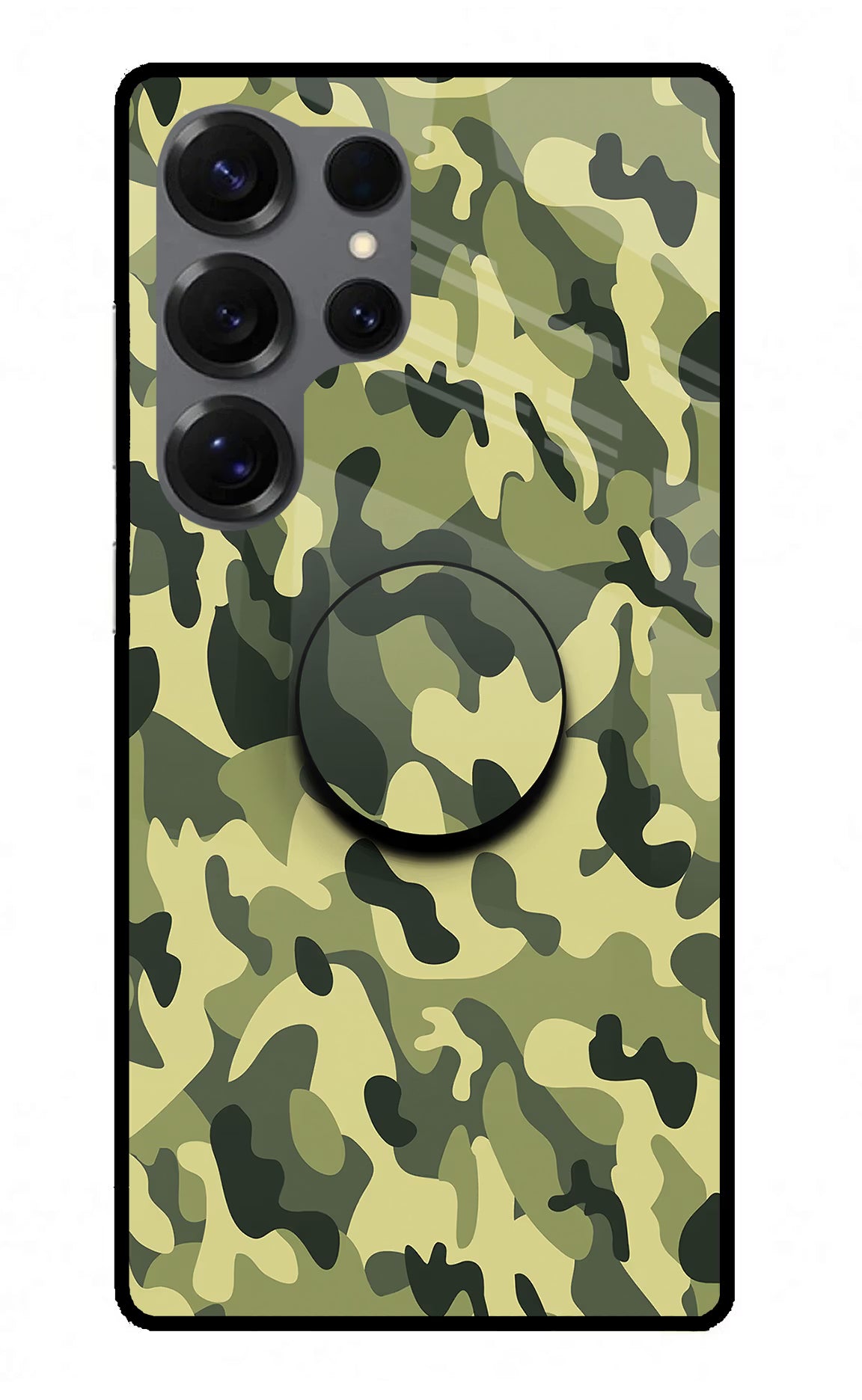 Camouflage Samsung S25 Ultra Pop Case by Casekaro