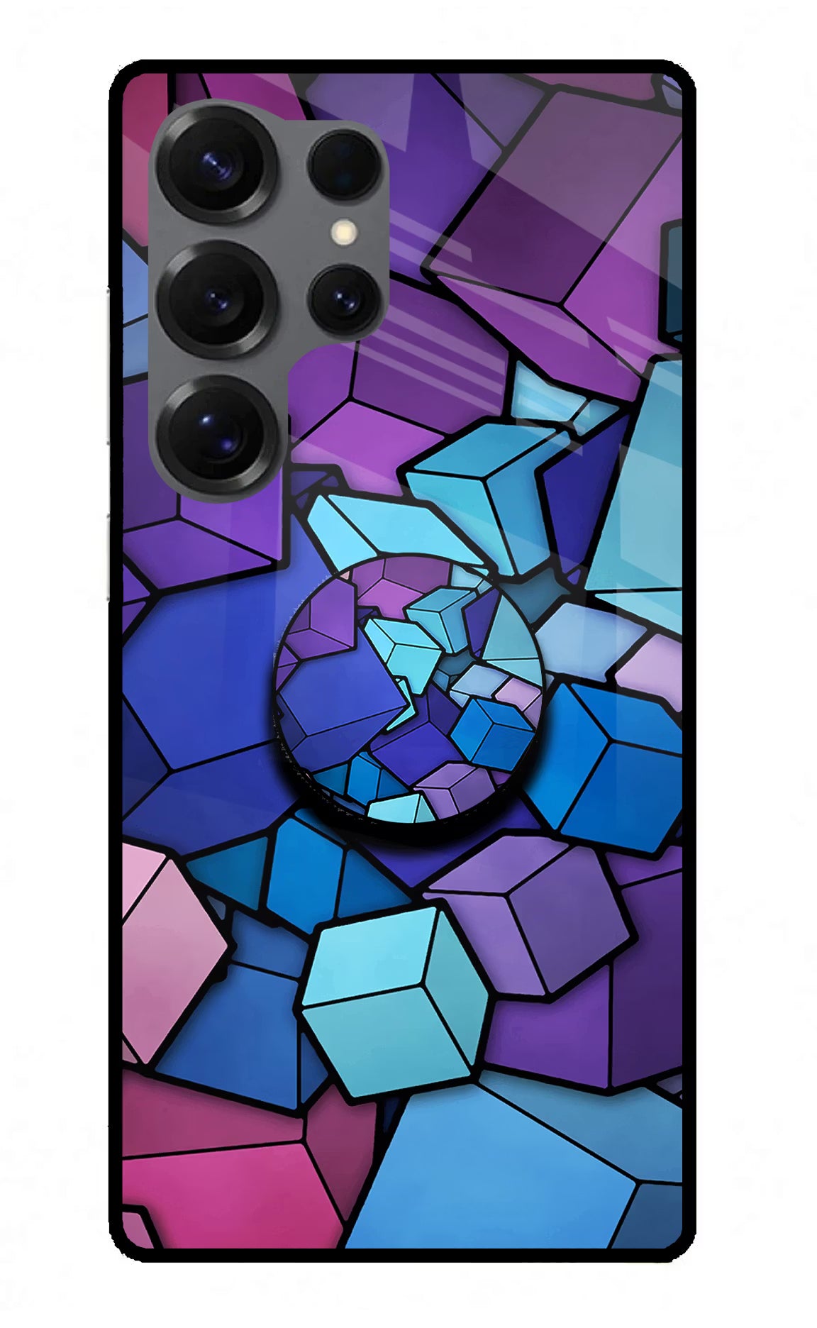 Cubic Abstract Samsung S25 Ultra Pop Case by Casekaro