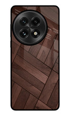 Wooden Texture Design OnePlus 13 Glass Case