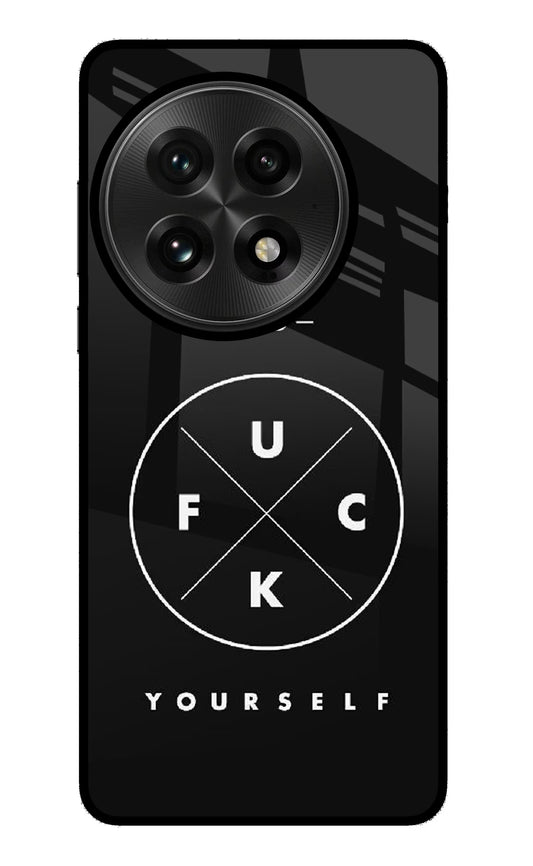 Go Fuck Yourself OnePlus 13 Glass Case