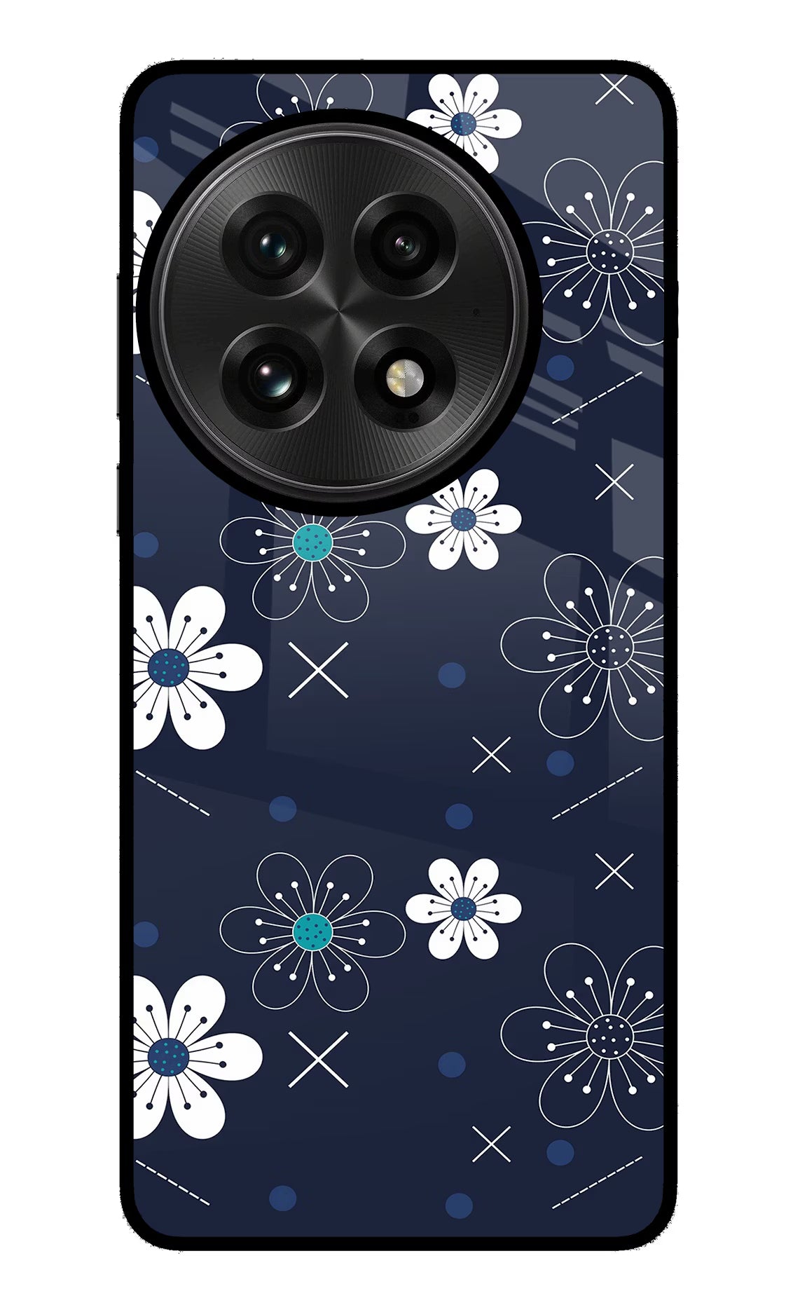 Flowers OnePlus 13 Glass Case