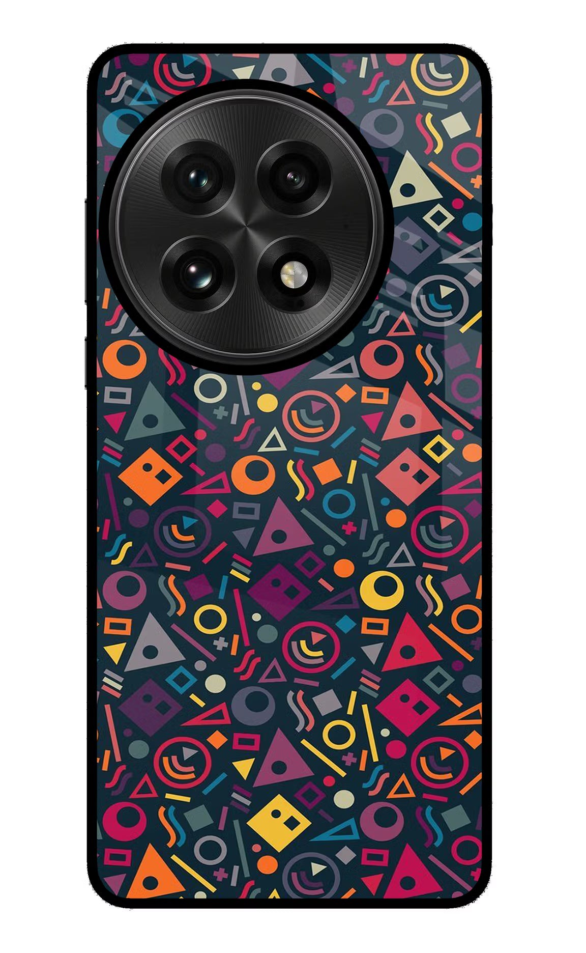 Geometric Abstract OnePlus 13 Glass Case