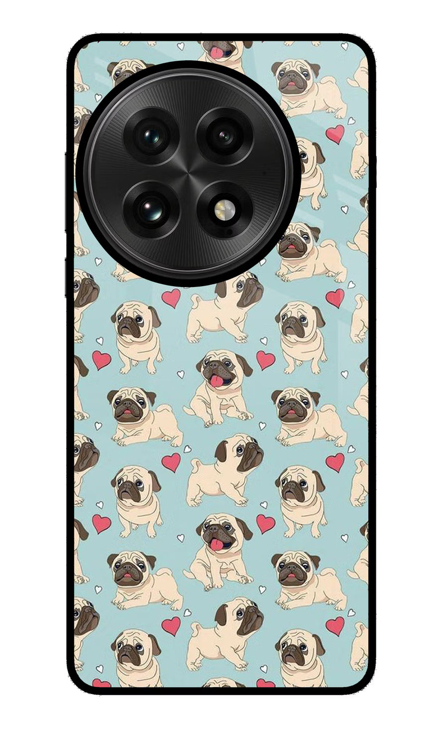 Pug Dog OnePlus 13 Back Cover, Glass case