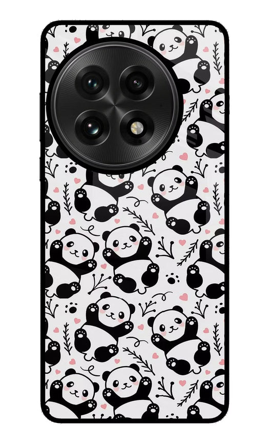 Cute Panda OnePlus 13 Glass Case