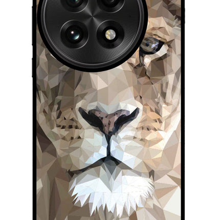 Lion Art OnePlus 13 Glass Case