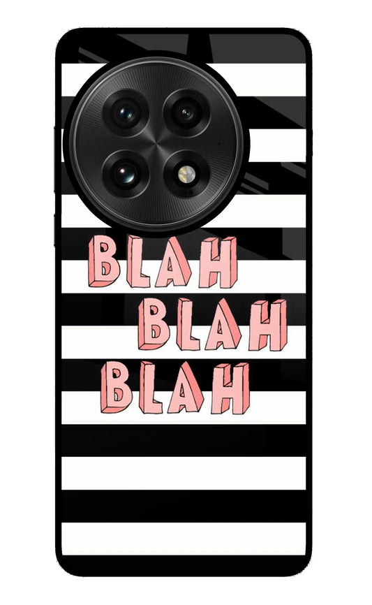 Blah Blah Blah OnePlus 13 Glass Case