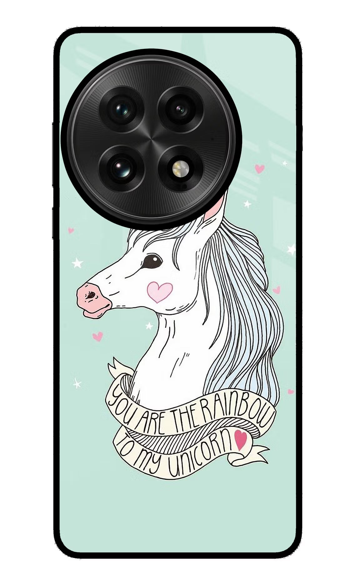 Unicorn Wallpaper OnePlus 13 Glass Case Back Cover by Casekaro