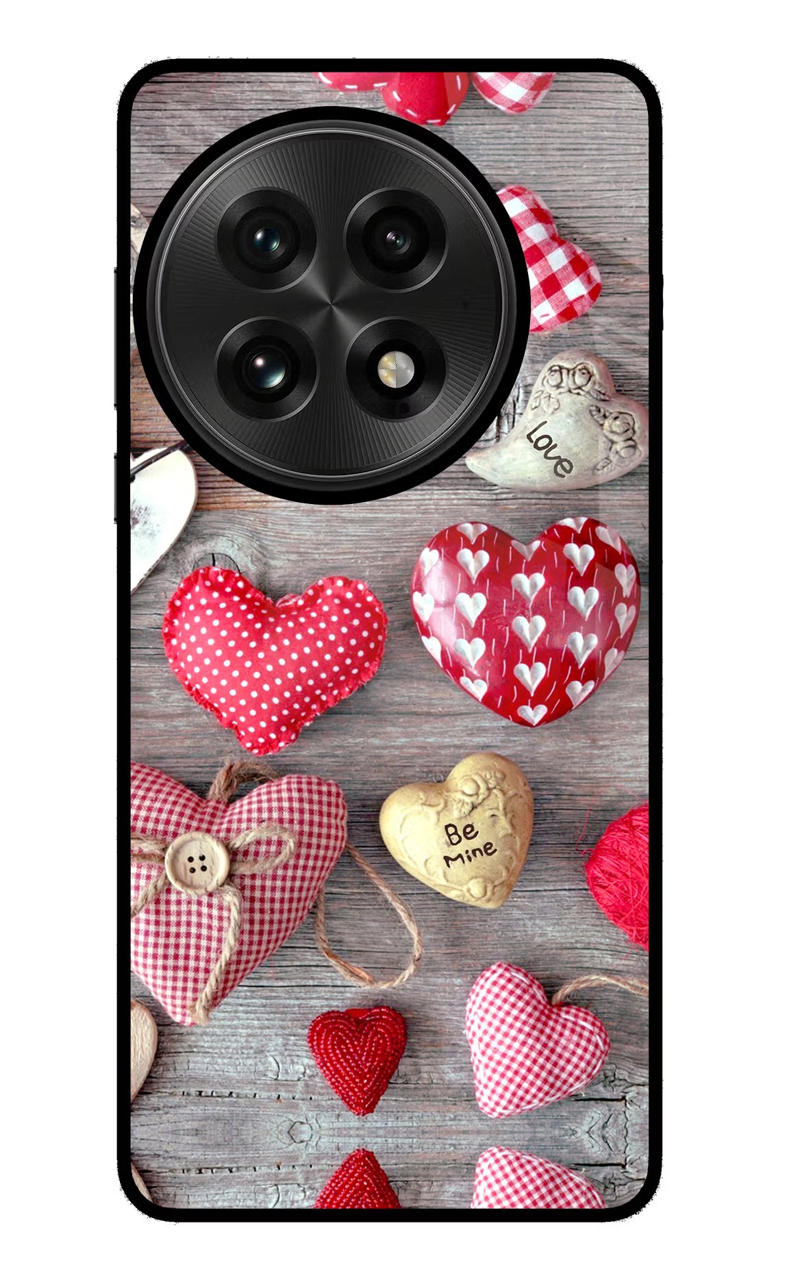Love Wallpaper OnePlus 13 Glass Case Back Cover by Casekaro