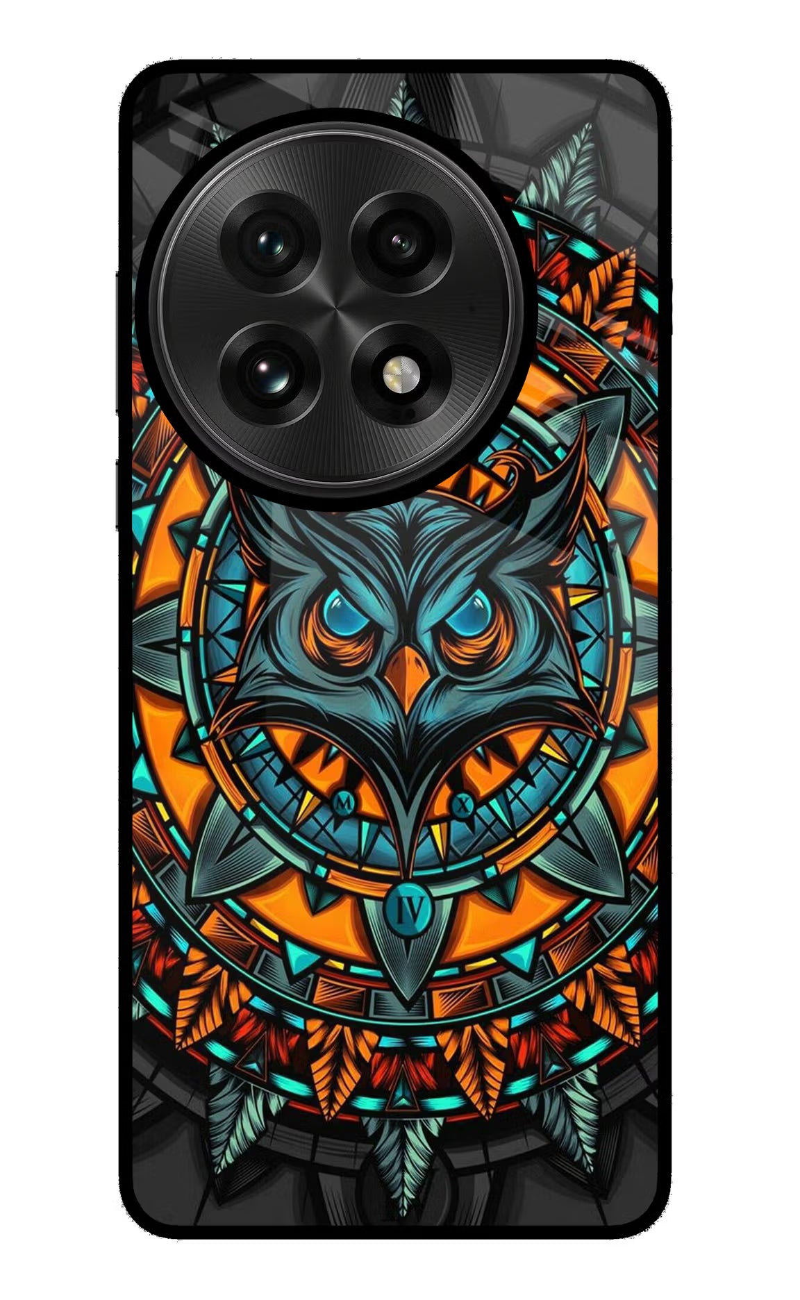 Angry Owl Art OnePlus 13 Glass Case