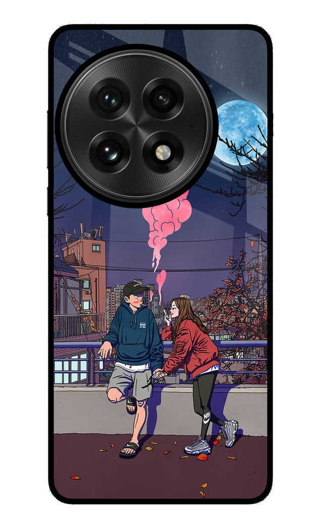 Chilling Couple OnePlus 13 Glass Case