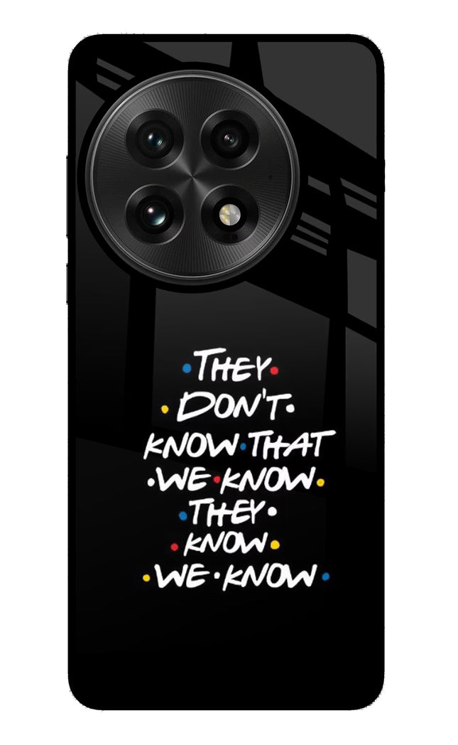 FRIENDS Dialogue OnePlus 13 Glass Case