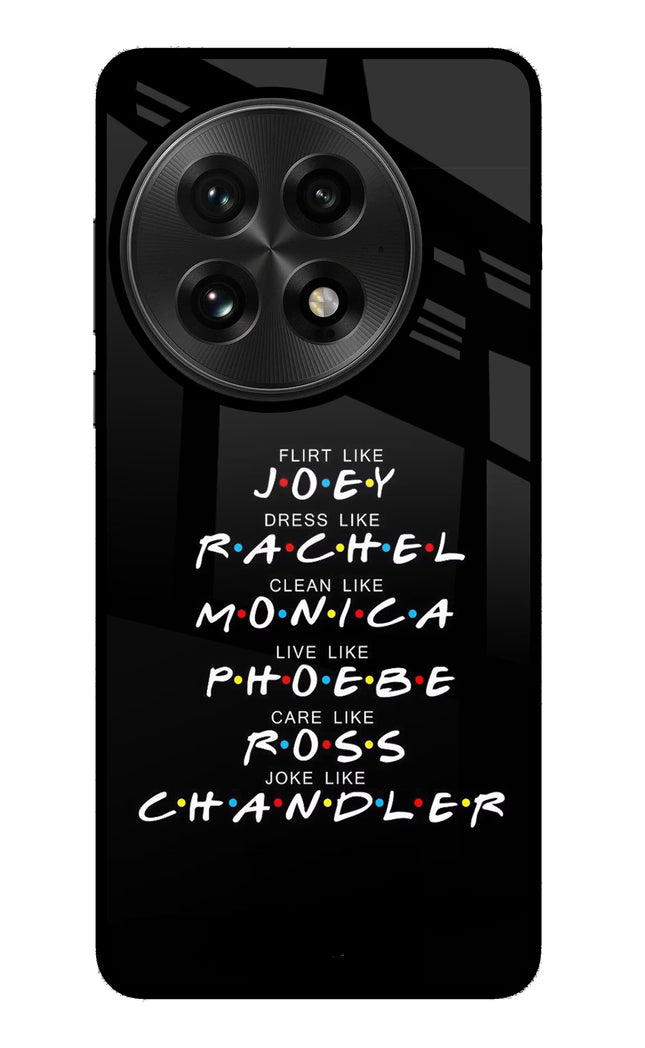 FRIENDS Character OnePlus 13 Glass Case