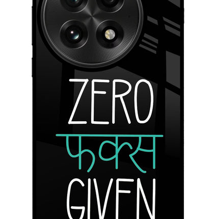 Zero Fucks Given OnePlus 13 Glass Case