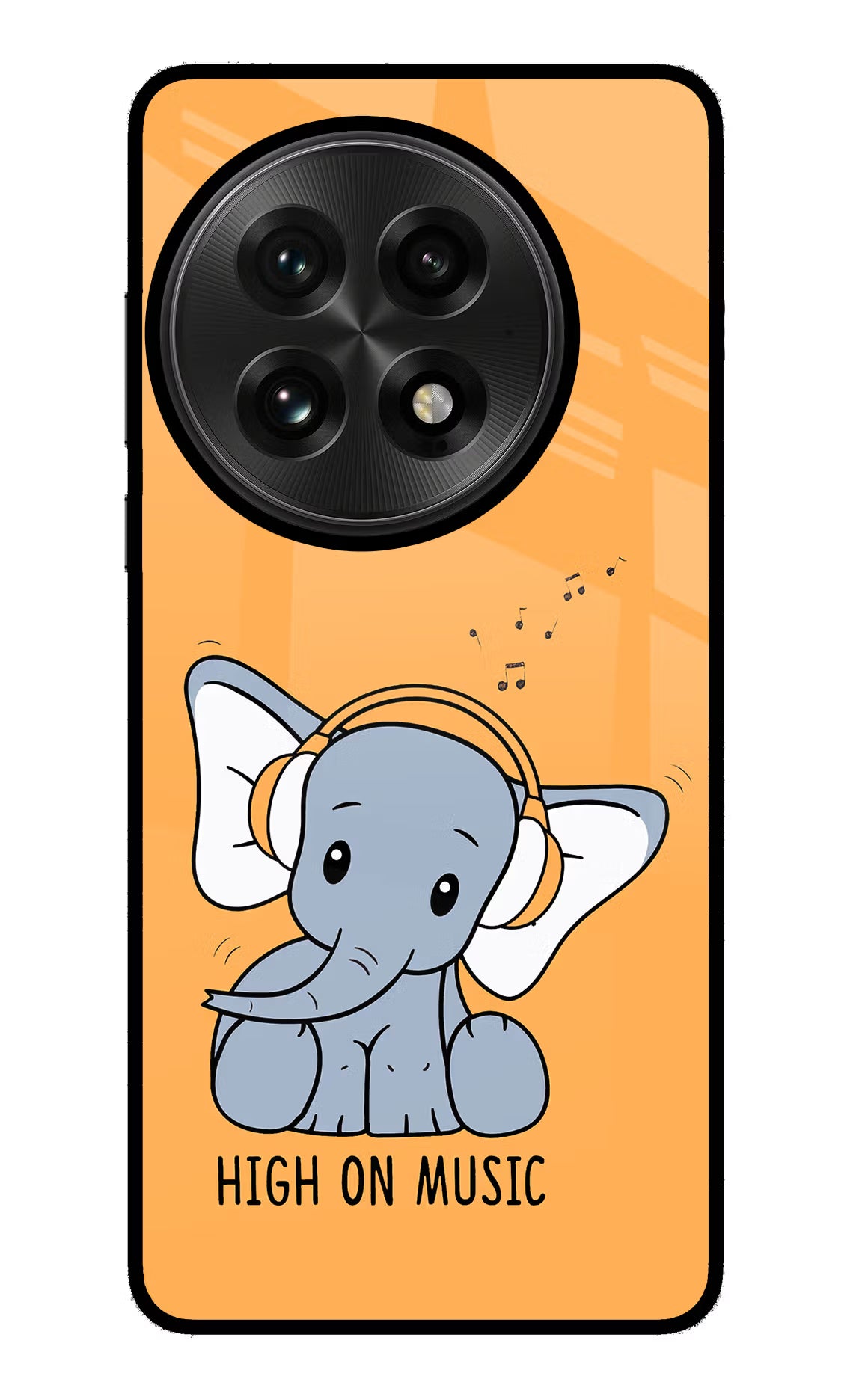 High On Music OnePlus 13 Glass Case Back Cover by Casekaro