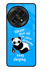 Keep Sleeping OnePlus 13 Glass Case Back Cover by Casekaro