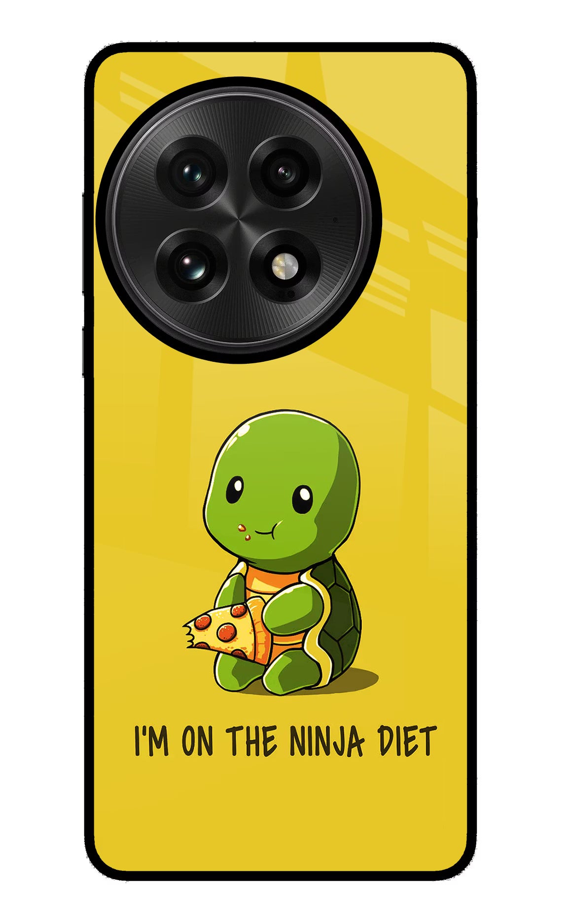 I'm on Ninja Diet OnePlus 13 Glass Case Back Cover by Casekaro